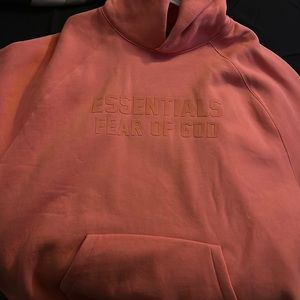 Pink men’s essentials hoodie